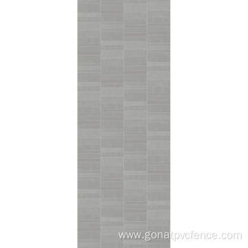 Silver Small Tile PVC Wall Panel PVC Cladding